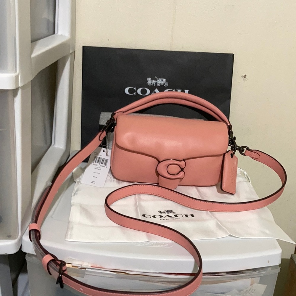 Coach Tabby Shoulder bag 18 in Candy Pink Pillow leather